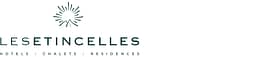The logo for Les Etincelles Hotels, Chalets and Residences.